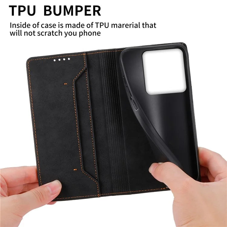 DF-05 For Xiaomi Redmi Note 13 Pro 5G / Poco X6 5G Case RFID Blocking Phone Cover Wallet