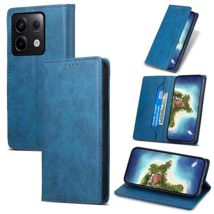 DF-05 For Xiaomi Redmi Note 13 Pro 5G / Poco X6 5G Case RFID Blocking Phone Cover Wallet