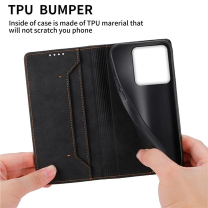 DF-05 For Xiaomi Redmi Note 13 5G / Note 13 5G (China) Case Wallet Phone Cover Magnetic Closing