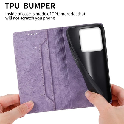 DF-05 For Xiaomi Redmi Note 13 5G / Note 13 5G (China) Case Wallet Phone Cover Magnetic Closing
