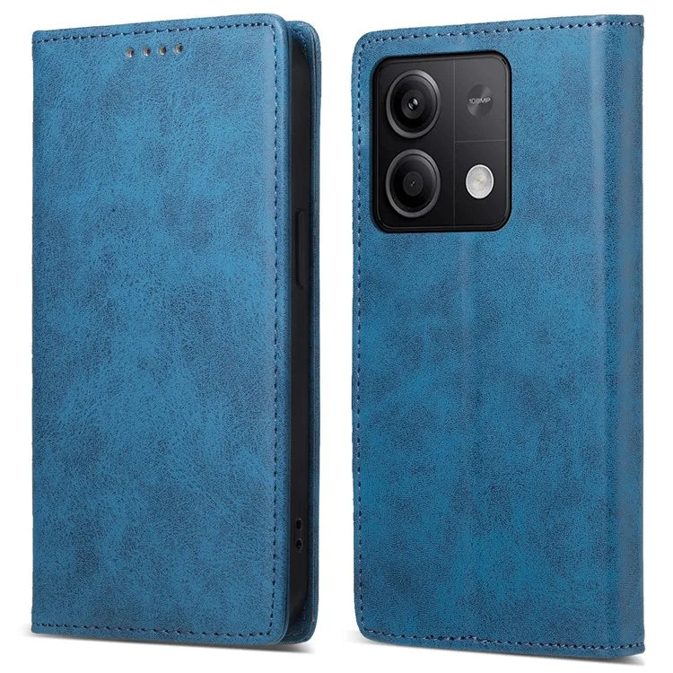 DF-05 For Xiaomi Redmi Note 13 5G / Note 13 5G (China) Case Wallet Phone Cover Magnetic Closing