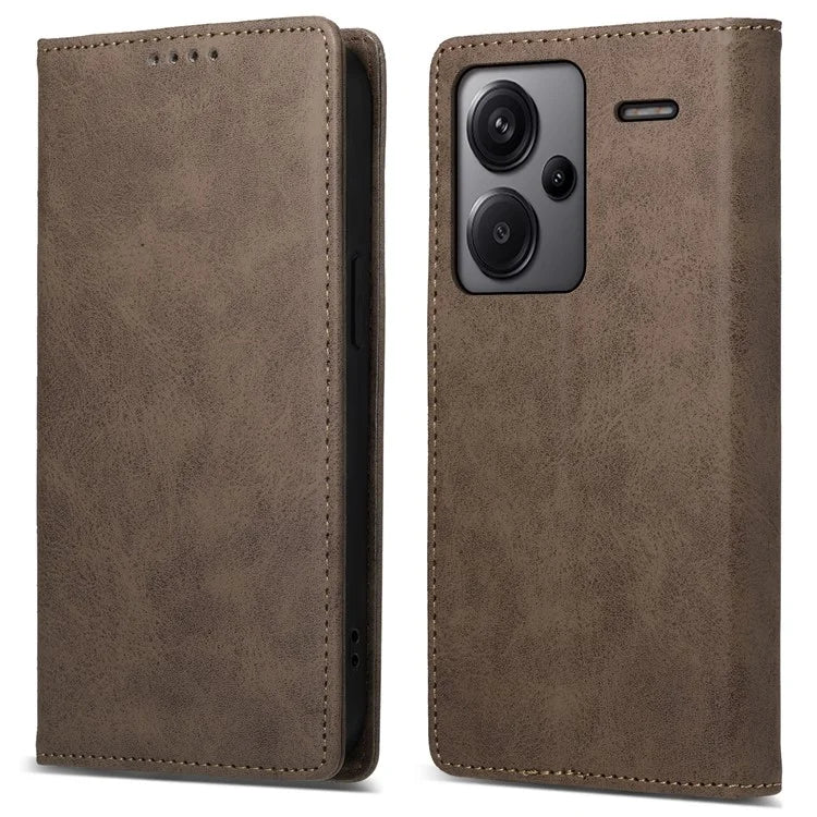 DF-05 For Xiaomi Redmi Note 13 Pro+ 5G Leather Case RFID Blocking Wallet Cover