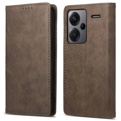 DF-05 For Xiaomi Redmi Note 13 Pro+ 5G Leather Case RFID Blocking Wallet Cover