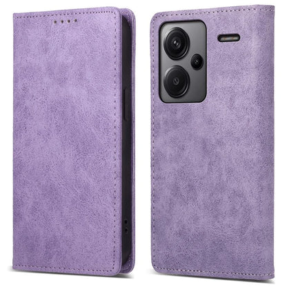 DF-05 For Xiaomi Redmi Note 13 Pro+ 5G Leather Case RFID Blocking Wallet Cover