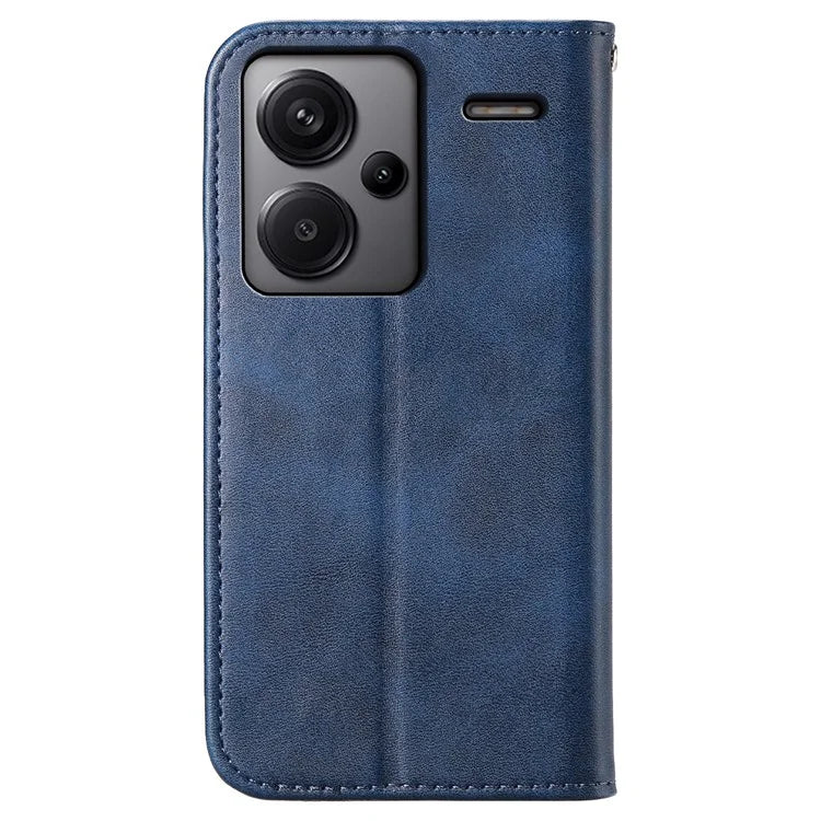 For Xiaomi Redmi Note 13 Pro+ 5G Leather Case Wallet Flip Cover Rhombus Pattern