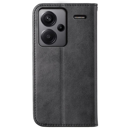 For Xiaomi Redmi Note 13 Pro+ 5G Leather Case Wallet Flip Cover Rhombus Pattern