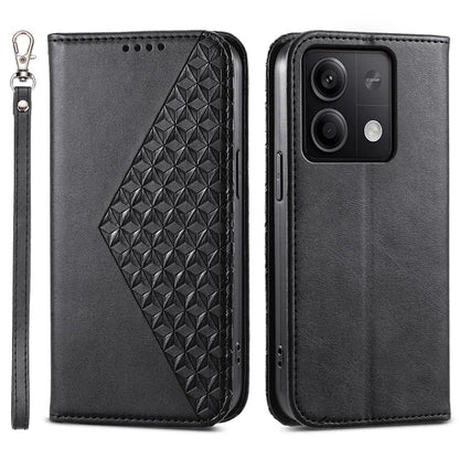 For Xiaomi Redmi Note 13 5G / Note 13 5G (China) Case with Hand Strap Wallet Leather Cover