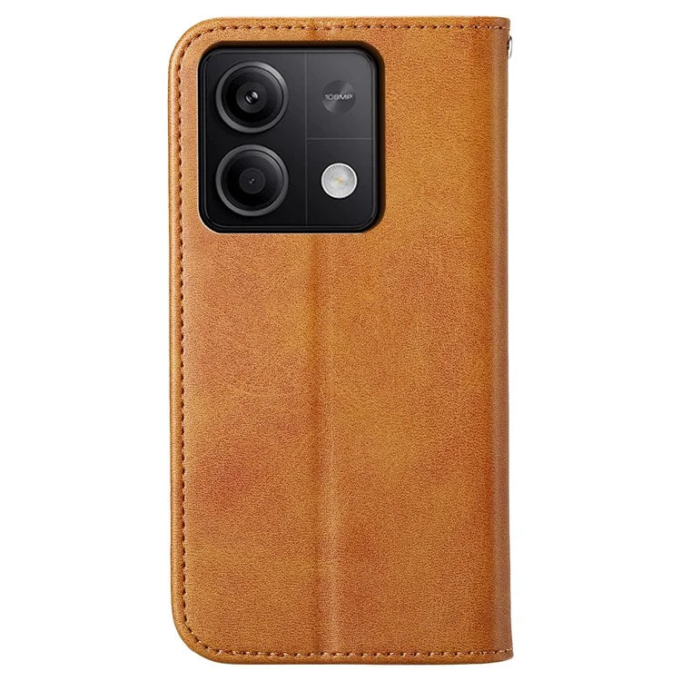 For Xiaomi Redmi Note 13 5G / Note 13 5G (China) Case with Hand Strap Wallet Leather Cover