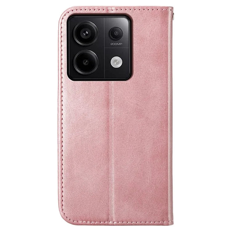 For Xiaomi Redmi Note 13 Pro 5G / Poco X6 5G Case Wallet Magnetic Leather Cover Rhombus Pattern