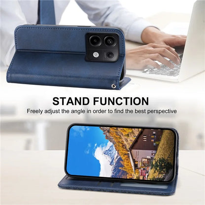For Xiaomi Redmi Note 13 Pro 5G / Poco X6 5G Case Wallet Magnetic Leather Cover Rhombus Pattern