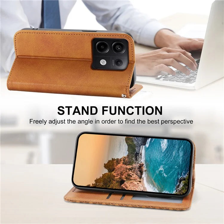 For Xiaomi Redmi Note 13 Pro 5G / Poco X6 5G Case Wallet Magnetic Leather Cover Rhombus Pattern