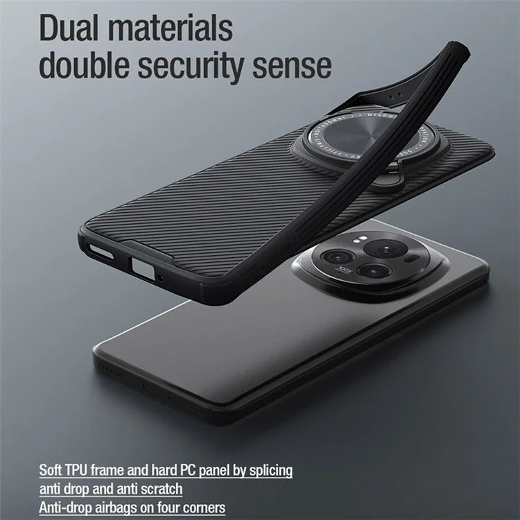 NILLKIN CamShield Prop Series for Honor Magic6 Pro 5G Case PC Back Cover with Lens Kickstand