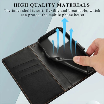 DF-06 For Xiaomi Redmi Note 13 5G / Note 13 5G (China) Case Line Imprinted Leather Cover