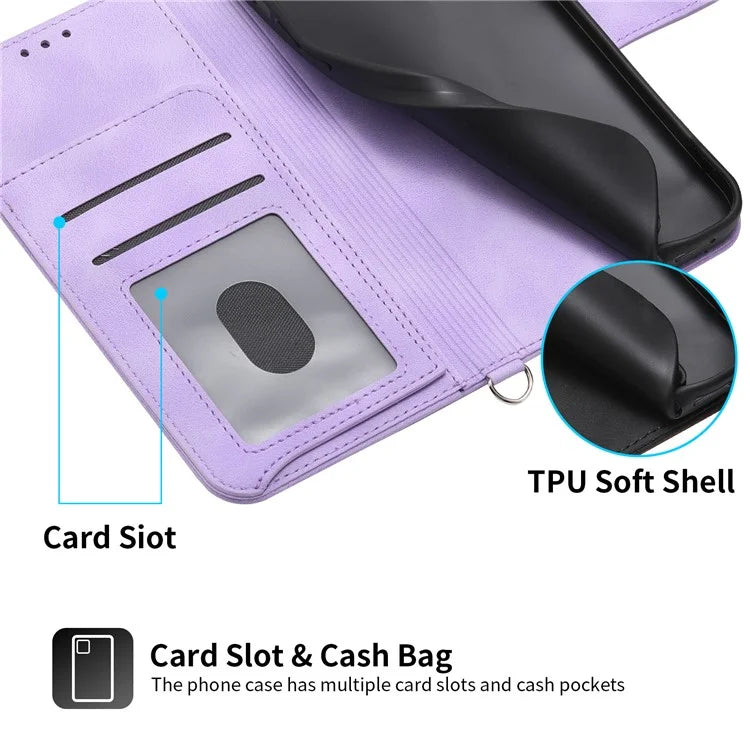 For Xiaomi Redmi Note 13 Pro 5G / Poco X6 5G Case Multi Card Slots PU Leather Cover Flower Pattern