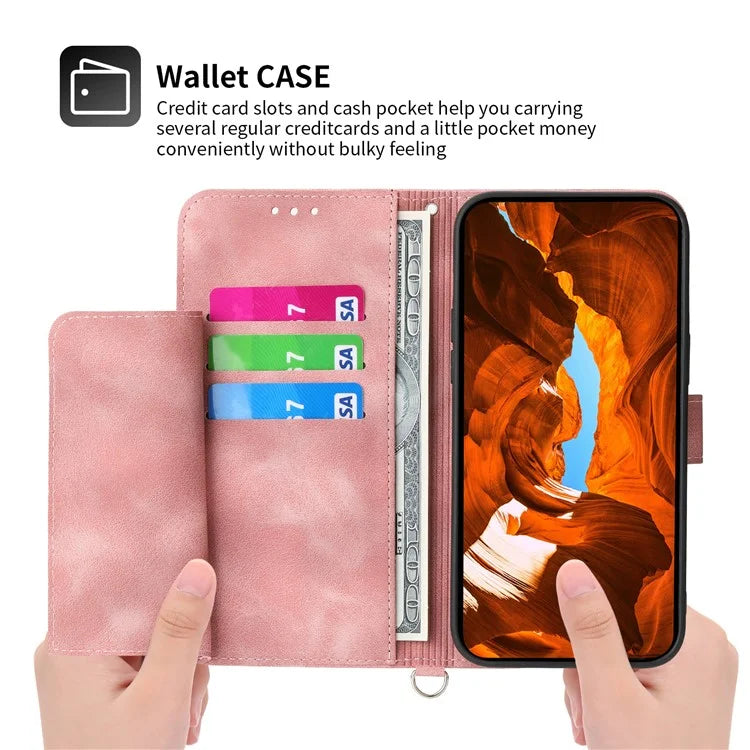 For Xiaomi Redmi Note 13 Pro 5G / Poco X6 5G Case Multi Card Slots PU Leather Cover Flower Pattern