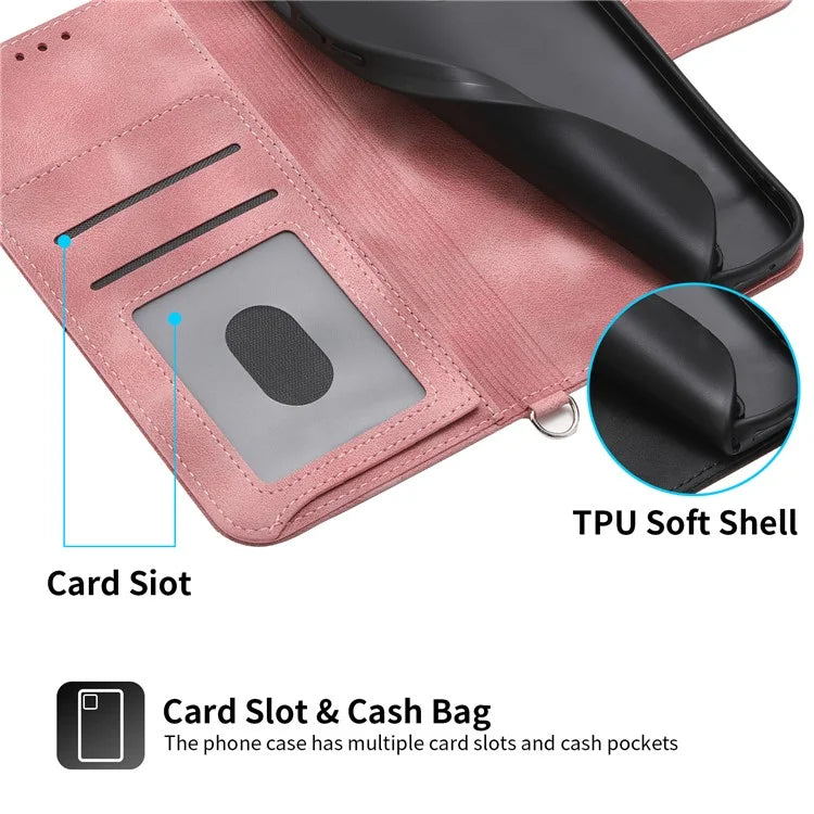 For Xiaomi Redmi Note 13 Pro 5G / Poco X6 5G Case Multi Card Slots PU Leather Cover Flower Pattern