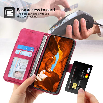 For Xiaomi Redmi Note 13 Pro 5G / Poco X6 5G Case Multi Card Slots PU Leather Cover Flower Pattern