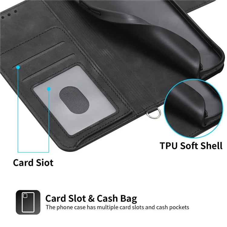 For Xiaomi Redmi Note 13 Pro 5G / Poco X6 5G Case Multi Card Slots PU Leather Cover Flower Pattern