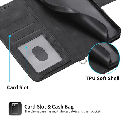 For Xiaomi Redmi Note 13 Pro 5G / Poco X6 5G Case Multi Card Slots PU Leather Cover Flower Pattern