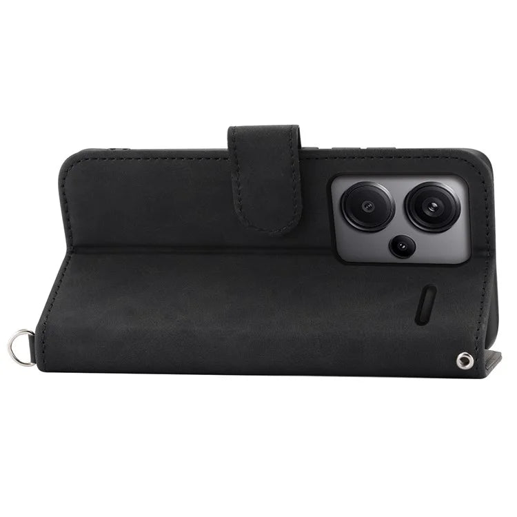 For Xiaomi Redmi Note 13 Pro+ 5G Case Crossbody Leather Phone Cover with Card Slots
