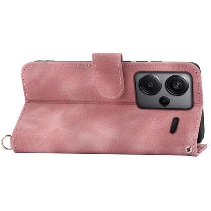 For Xiaomi Redmi Note 13 Pro+ 5G Case Crossbody Leather Phone Cover with Card Slots