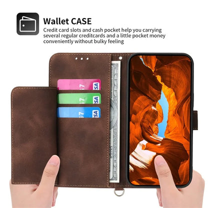 For Xiaomi Redmi Note 13 Pro+ 5G Case Crossbody Leather Phone Cover with Card Slots