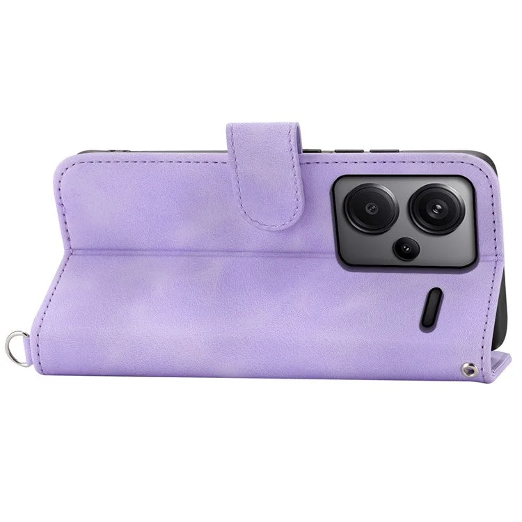 For Xiaomi Redmi Note 13 Pro+ 5G Case Crossbody Leather Phone Cover with Card Slots