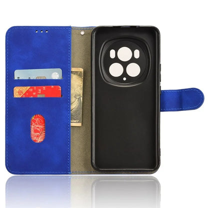 For Honor Magic6 Pro 5G Skin-touch Leather Case Wallet Folio Flip Phone Cover