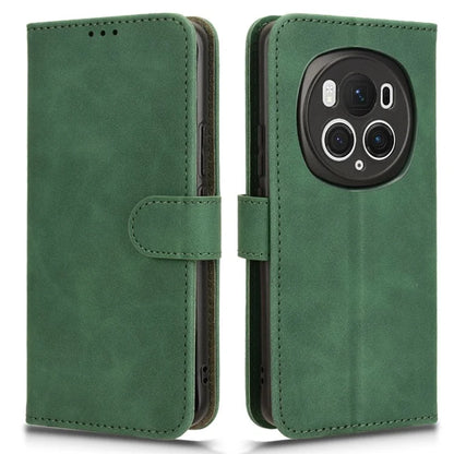 For Honor Magic6 Pro 5G Skin-touch Leather Case Wallet Folio Flip Phone Cover
