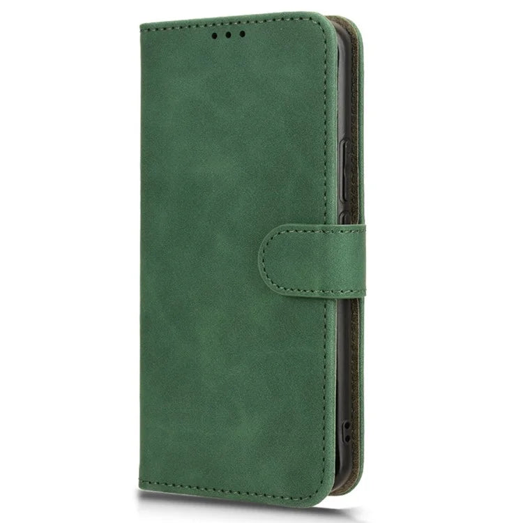 For Honor Magic6 Pro 5G Skin-touch Leather Case Wallet Folio Flip Phone Cover