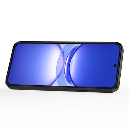 For Huawei nova 12 5G Case with Camera Slider PC + TPU Back Cover Ring Kickstand