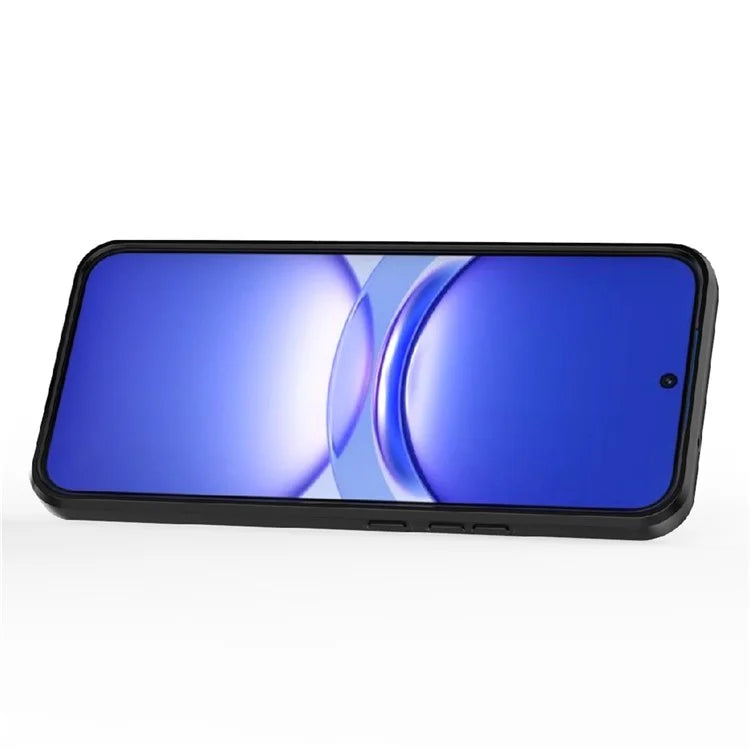For Huawei nova 12 5G Case with Camera Slider PC + TPU Back Cover Ring Kickstand