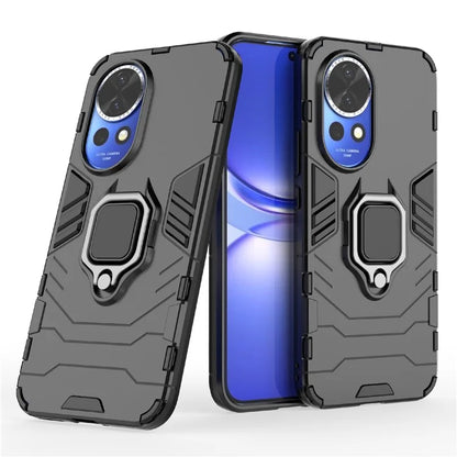 For Huawei nova 12 5G Back Case Shockproof PC +TPU Phone Cover with Ring Kickstand