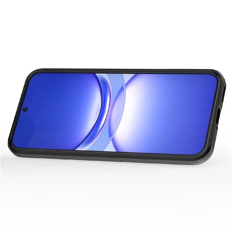For Huawei nova 12 5G Back Case Shockproof PC +TPU Phone Cover with Ring Kickstand