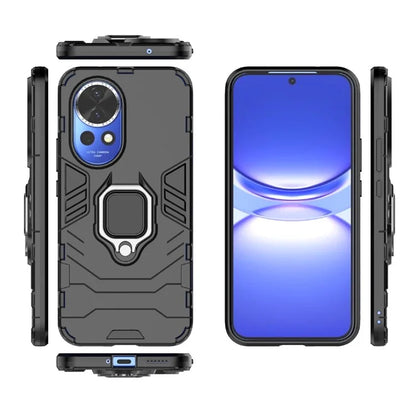 For Huawei nova 12 5G Back Case Shockproof PC +TPU Phone Cover with Ring Kickstand