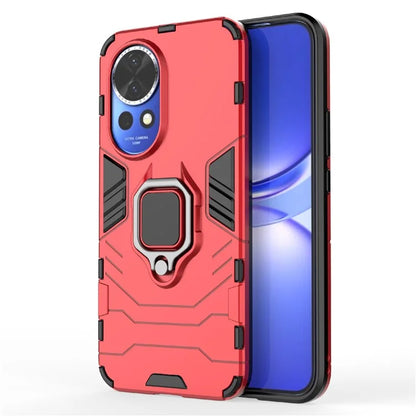 For Huawei nova 12 5G Back Case Shockproof PC +TPU Phone Cover with Ring Kickstand