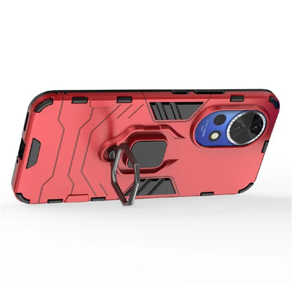 For Huawei nova 12 5G Back Case Shockproof PC +TPU Phone Cover with Ring Kickstand