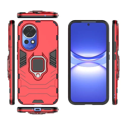 For Huawei nova 12 5G Back Case Shockproof PC +TPU Phone Cover with Ring Kickstand