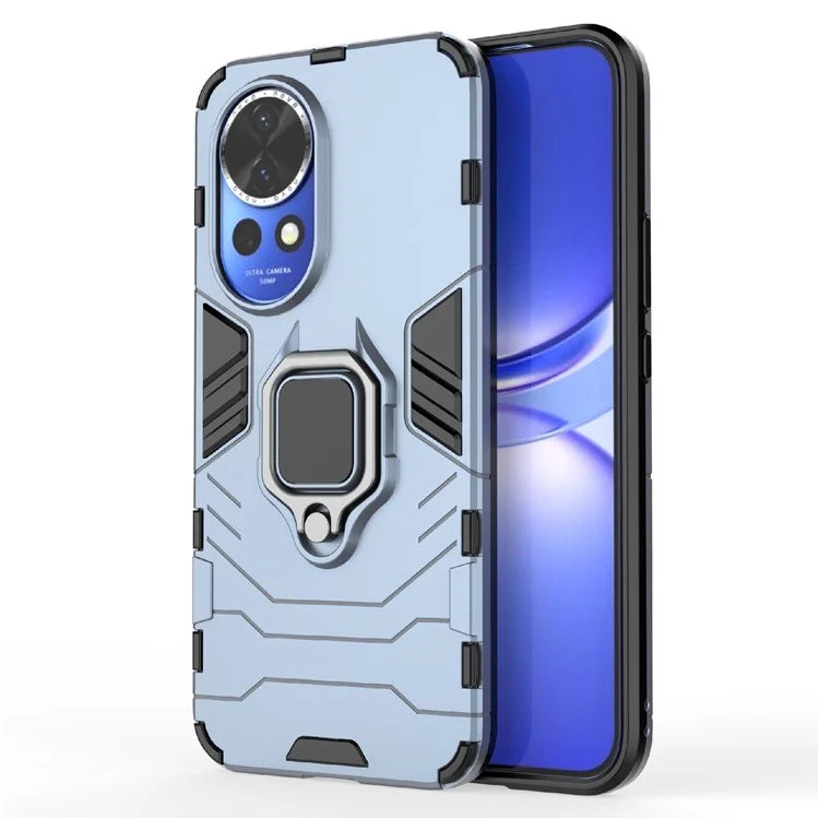For Huawei nova 12 5G Back Case Shockproof PC +TPU Phone Cover with Ring Kickstand