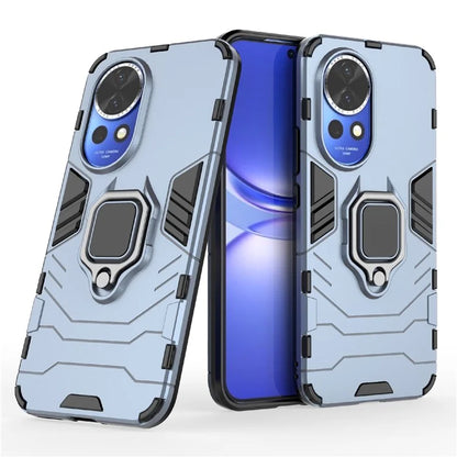 For Huawei nova 12 5G Back Case Shockproof PC +TPU Phone Cover with Ring Kickstand