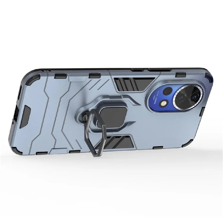 For Huawei nova 12 5G Back Case Shockproof PC +TPU Phone Cover with Ring Kickstand