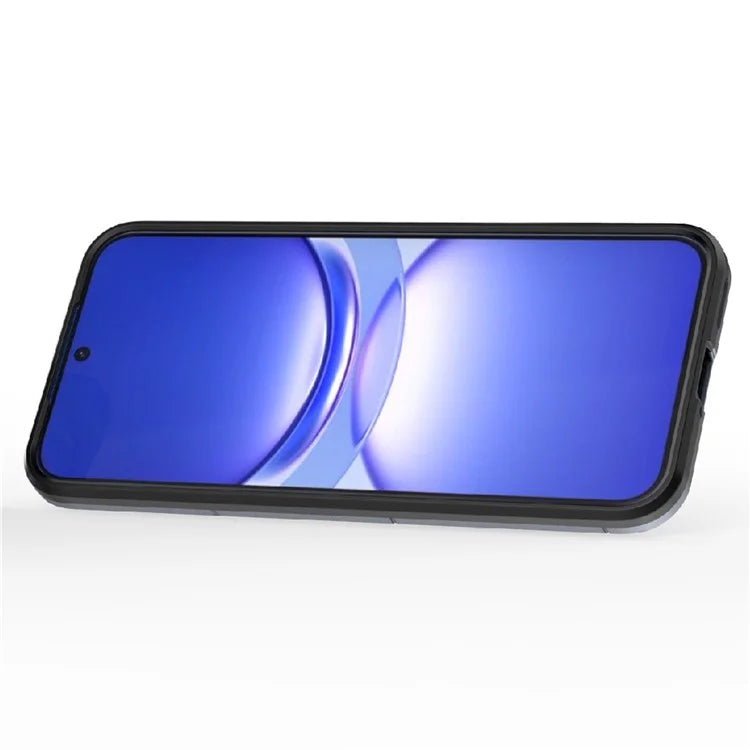 For Huawei nova 12 5G Back Case Shockproof PC +TPU Phone Cover with Ring Kickstand