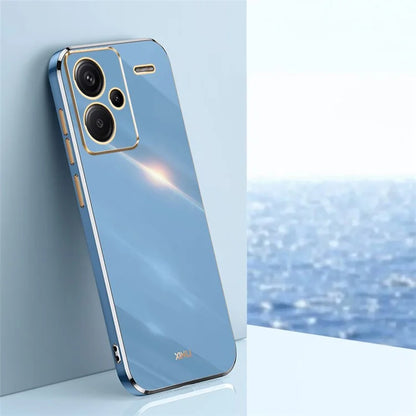 XINLI For Xiaomi Redmi Note 13 Pro+ 5G  Soft TPU Case Electroplating Shockproof Phone Cover