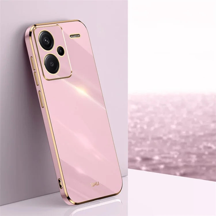 XINLI For Xiaomi Redmi Note 13 Pro+ 5G  Soft TPU Case Electroplating Shockproof Phone Cover