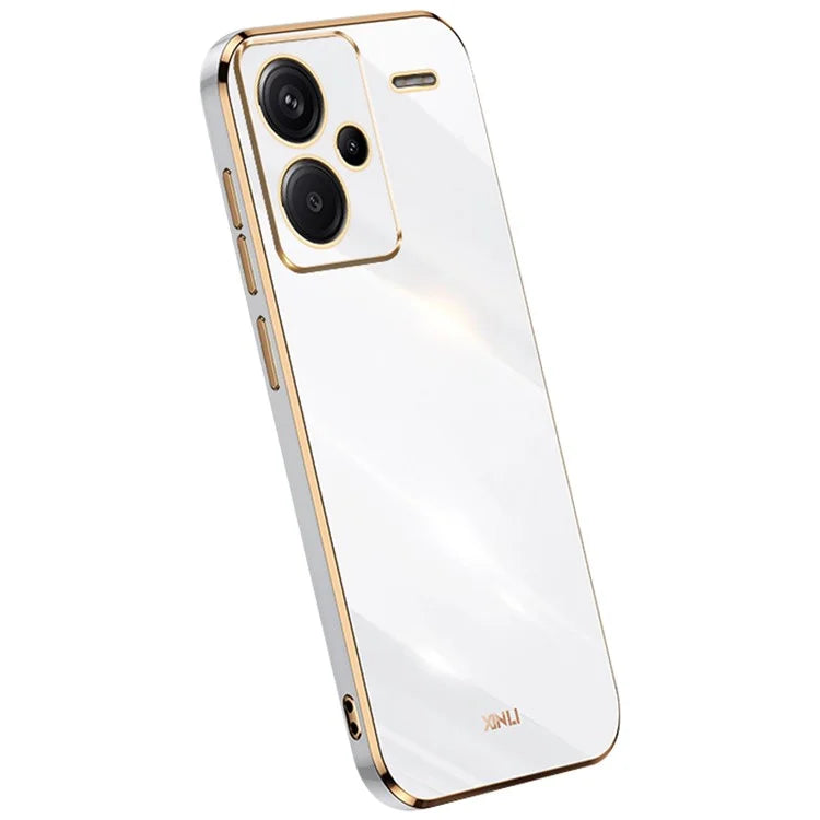 XINLI For Xiaomi Redmi Note 13 Pro+ 5G  Soft TPU Case Electroplating Shockproof Phone Cover
