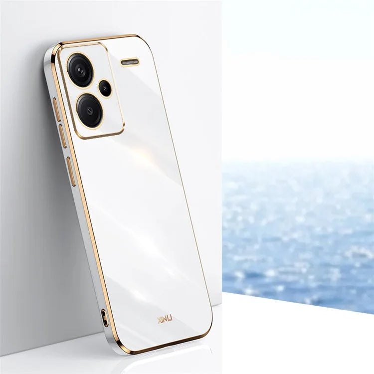 XINLI For Xiaomi Redmi Note 13 Pro+ 5G  Soft TPU Case Electroplating Shockproof Phone Cover