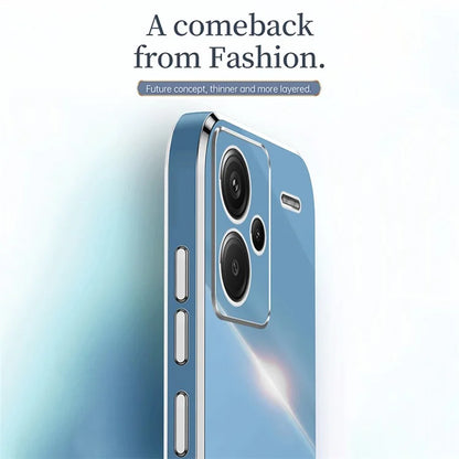 XINLI For Xiaomi Redmi Note 13 Pro+ 5G  Soft TPU Case Electroplating Shockproof Phone Cover