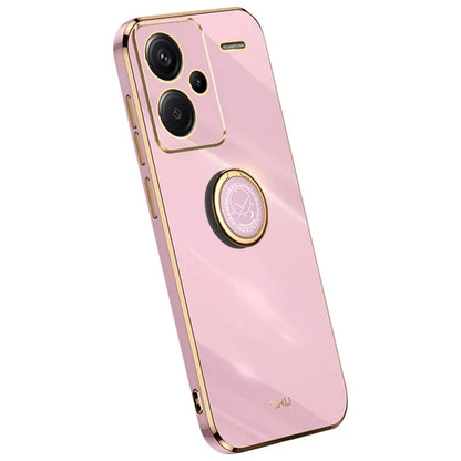 XINLI For Xiaomi Redmi Note 13 Pro+ 5G Case with Ring Kickstand TPU Phone Back Cover