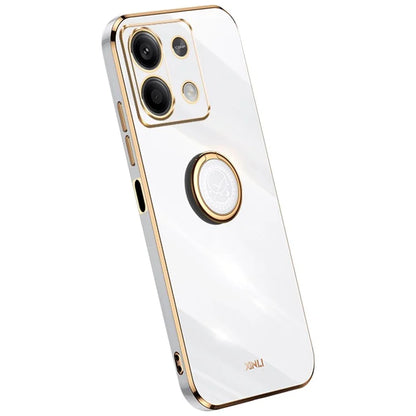 XINLI For Xiaomi Redmi Note 13 5G TPU Case Kickstand Electroplated Phone Cover Protector