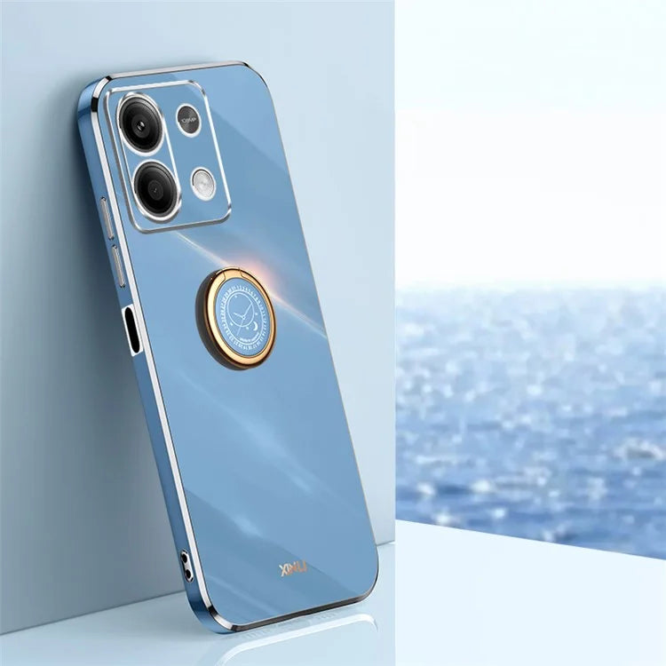 XINLI For Xiaomi Redmi Note 13 5G TPU Case Kickstand Electroplated Phone Cover Protector